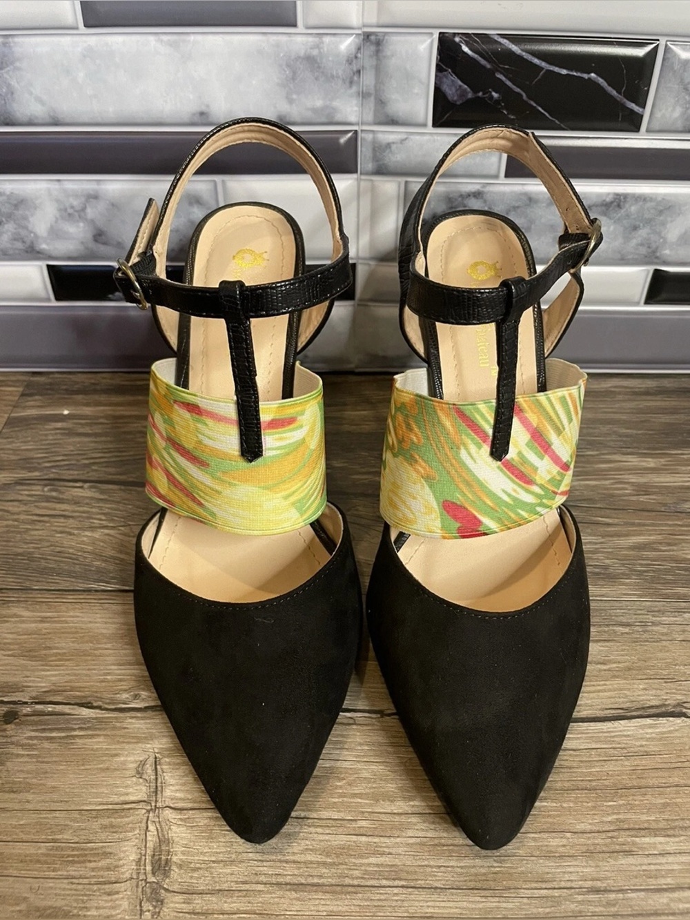 Women’s Queen Chateau Heel Shoe Black Size 8